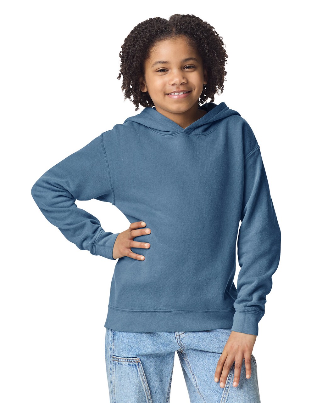 Comfort Colors® Youth Garment-Dyed Lightweight Fleece Hooded Sweatshirt